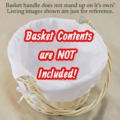 Personalization Universe Watercolor Brights Personalized Easter Basket – Hand-Woven White Basket – Personalized Easter (photo 2)
