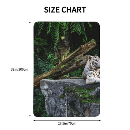 White Tiger Rest In Forest Baby Car Seat Canopy Cover Multi Use Nursing Cover