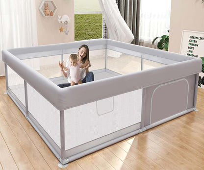 Hiaksedt Baby Playpen 50x50 Inch Indoor Outdoor Safety Yard