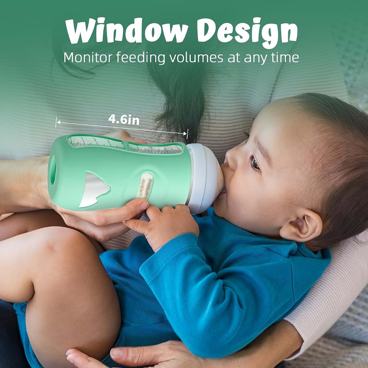 Lotbill Silicone Bottle Sleeve for Avent Natural Glass Bottles 8 Oz