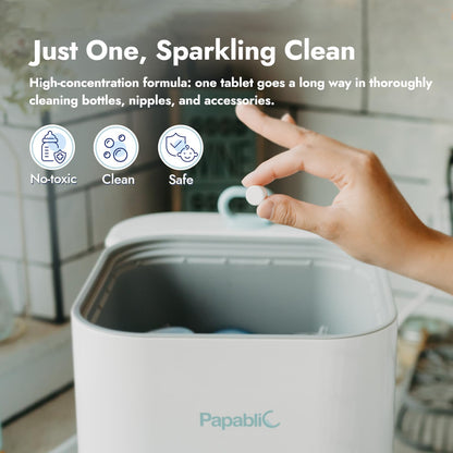 Papablic Detergent Soap Tablets for Baby Bottle Washers