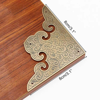Solid Brass Corner Guards for Furniture Edge Protection