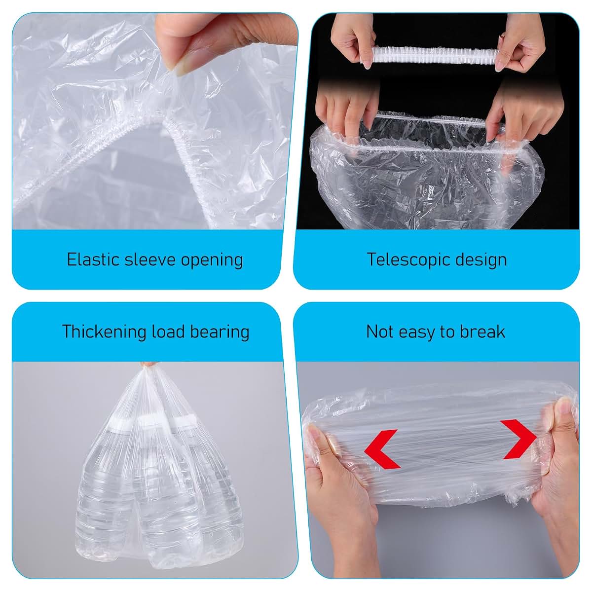 BabyOneStop 100 Pack Disposable Potty Chair Liners With Elastic Drawstring
