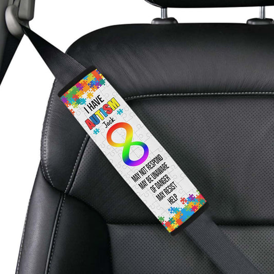 26Thelia Personalized Autism Awareness Seat Belt Cover