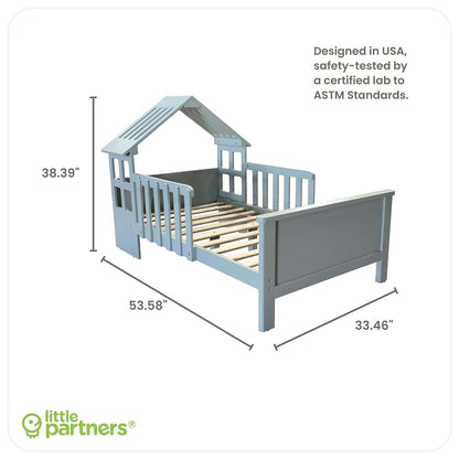 Little Partners Lil' House Toddler Bed Frame for Children
