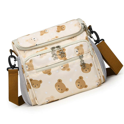 スイムリー Multifunction Baby Diaper Bag with Bottle Holder and Ample Storage