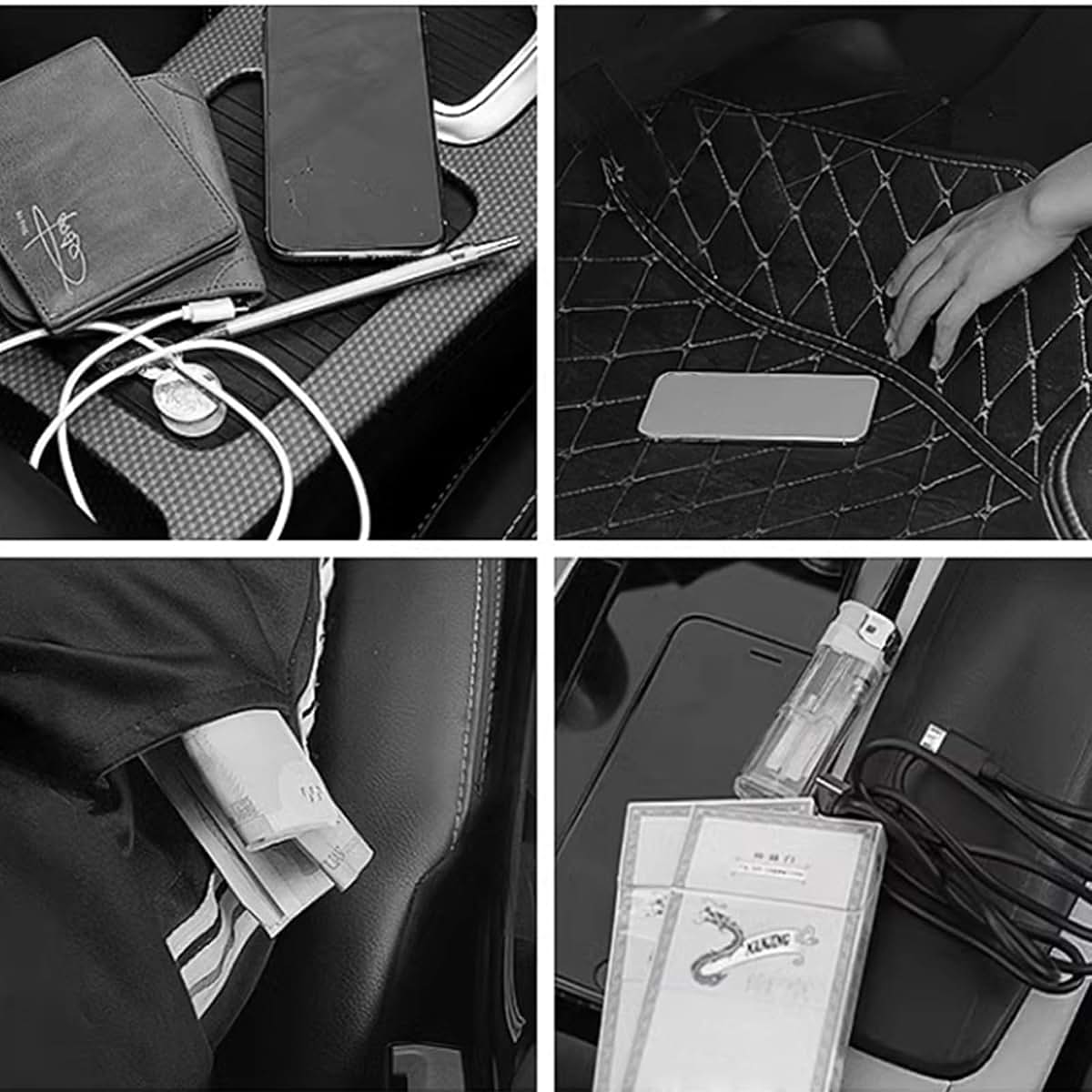 LMSUTG Car Seat Organiser For BMW G07 X7 With Foldable Table Tray (photo 3)