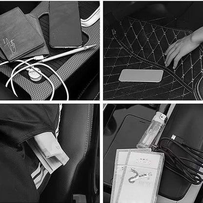 LMSUTG Car Seat Organiser For BMW G07 X7 With Foldable Table Tray (photo 3)