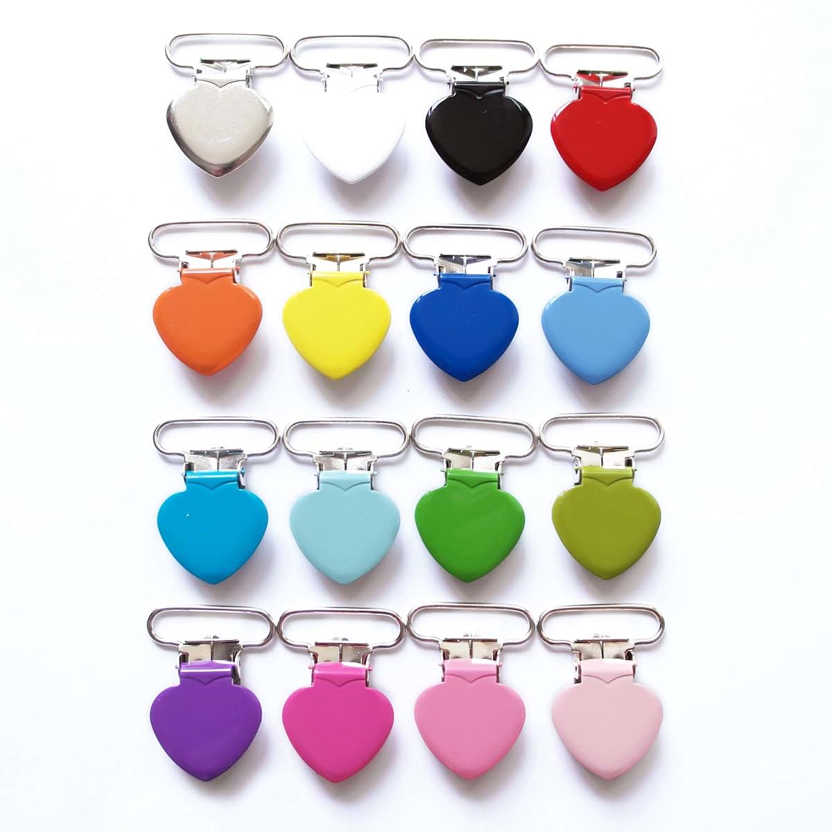 Sutoyuen Heart Pacifier Clips Hardware Metal Suspender
