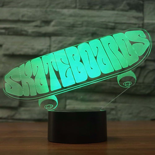 3D Color Changing Illusion Night Light Lamp for Room Decor