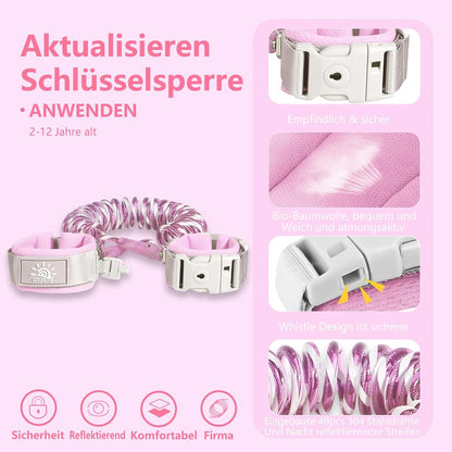Anti Lost Wrist Link for Kids and Toddlers - Adjustable Leash