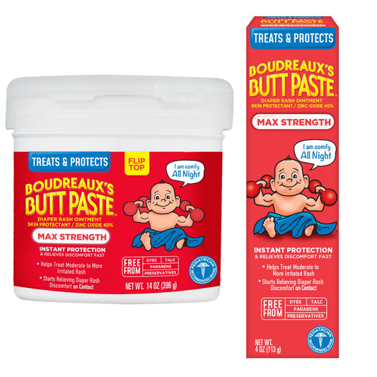 Boudreaux's Butt Paste Diaper Rash Ointment Maximum Strength
