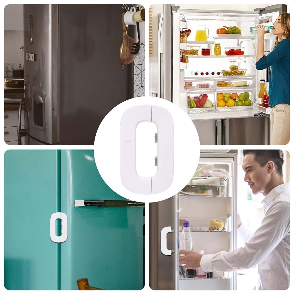 Frcolor Childproof Refrigerator Lock