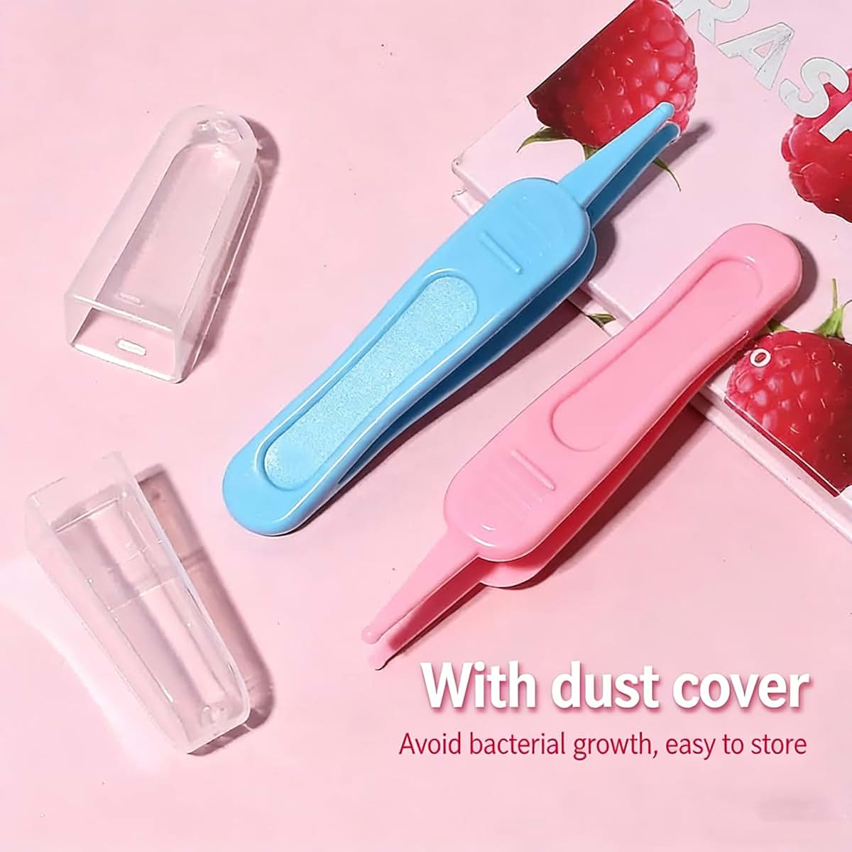 NON 7-Piece Baby Nose Tweezers with Round Head, Ear and Navel Cleaner