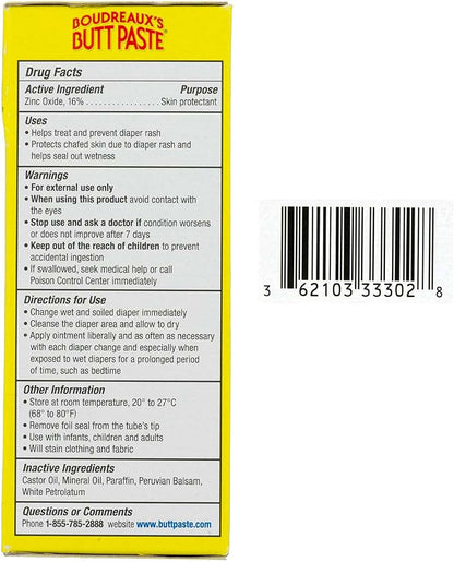 Boudreaux's Original Diaper Rash Ointment 2.0 oz.