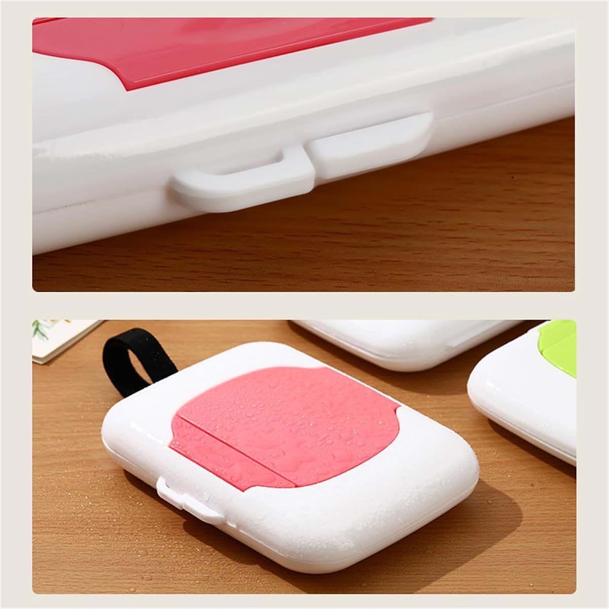 Diioomieeu Travel Refillable Wipe Holder Wipes Dispenser (photo 3)