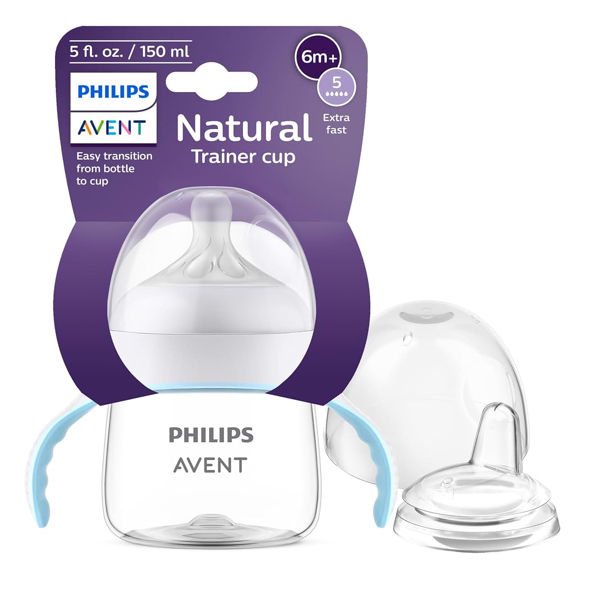 Philips Avent Natural Trainer Cup 5 Oz Clear