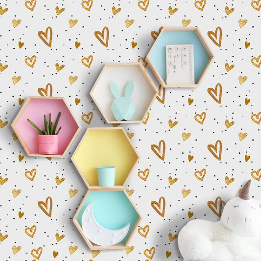 Amaonm Heart Wall Decals | Removable DIY Nursery Decor