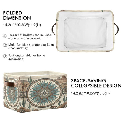 Collapsible Fabric Storage Bins for Nursery and Toy Organization