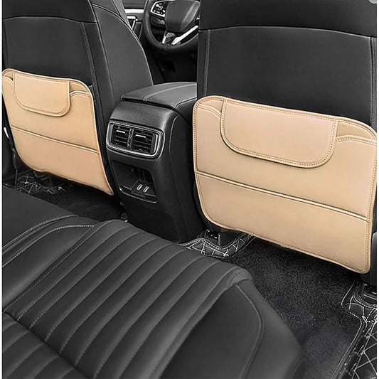 Sgleulrc Car Seat Kick Mat For Tesla Cybertruck In Beige