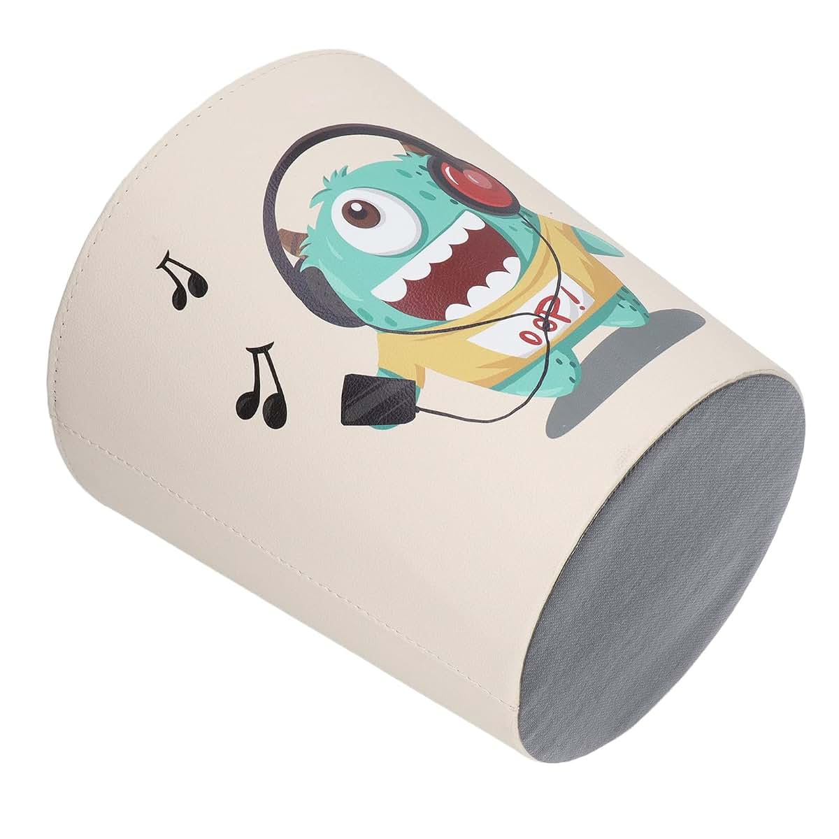 Dam Skerisi Cartoon Trash Can Large Capacity Green Design