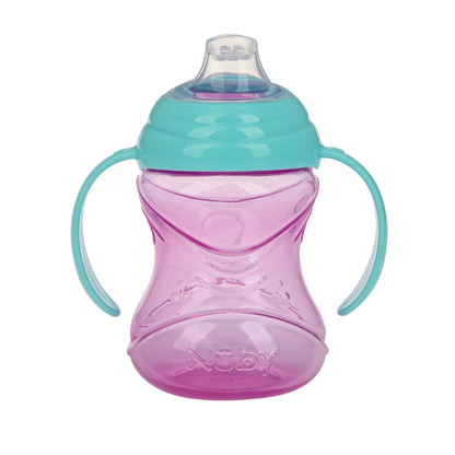 Nuby Clik-It Grip N' Sip Soft Spout Sippy Cup 10oz