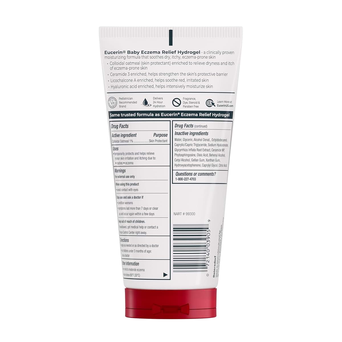 Eucerin Baby Eczema Relief Hydrogel with Colloidal Oatmeal, 5 Fl Oz