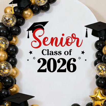 BabyOneStop Senior Class Of 2026 Graduation Wall Decal Sticker