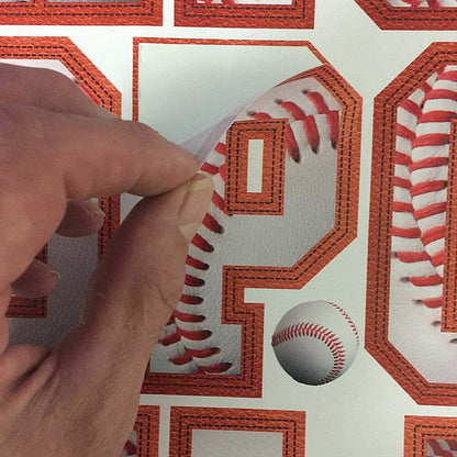 Pro-Tuff Decals Baseball Letters Alphabet Wall Stickers (photo 3)