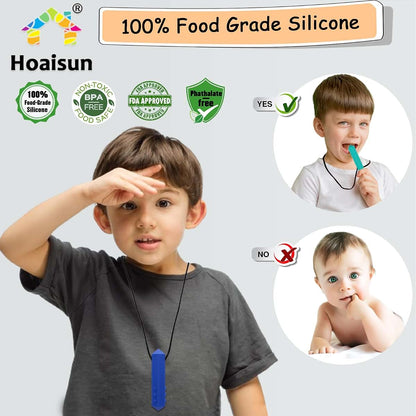 BabyOneStop Sensory Crayon Chew Necklace 8 Pack