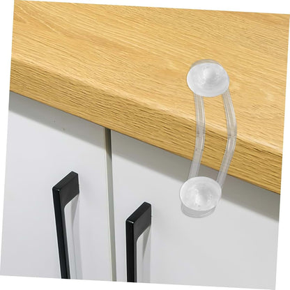 BabyOneStop Child Safety Lock 4Pcs Flexible Glue White