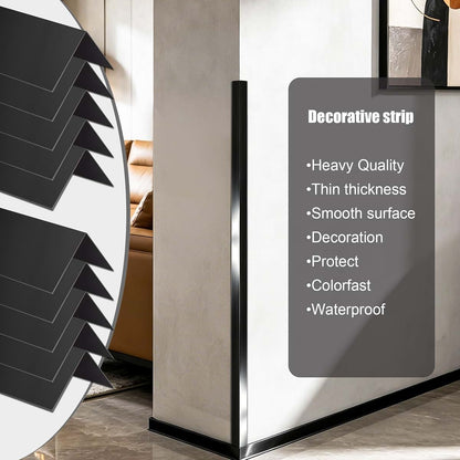 Kajivue Black Stainless Steel Corner Guards - 10 Pack 48 Inch (photo 4)