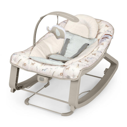 Ingenuity Keep Cozy 3-in-1 Baby Bouncer, Green