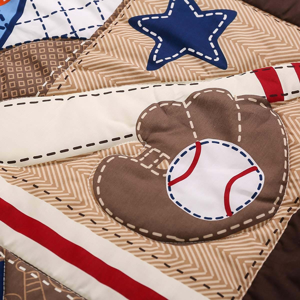 CribMATE 6-Piece Sports Themed Nursery Crib Bedding Set (photo 4)