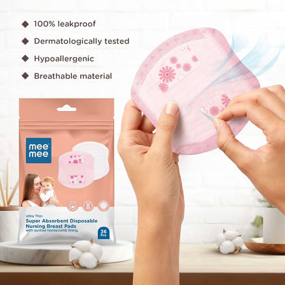 Mee Mee Disposable Nursing & Maternity Breast Pads (36 Count)