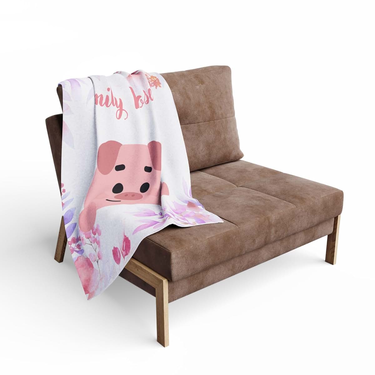 Infinite Pack Personalized Animal Blanket with Name for Baby Boys, Soft Fleece (photo 4)
