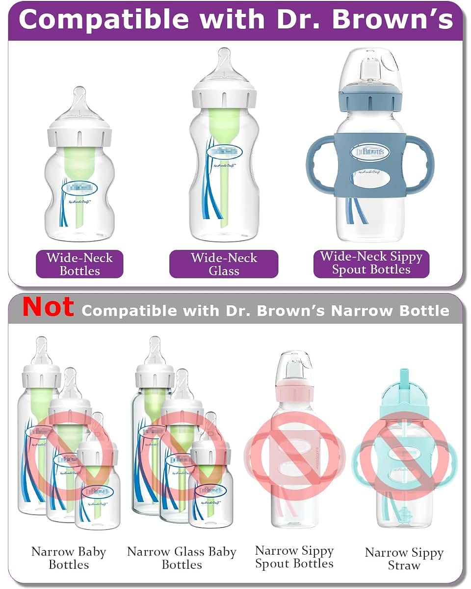 Sippy Nipple for Dr. Brown's Bottles | Variable Flow Silicone Nipples