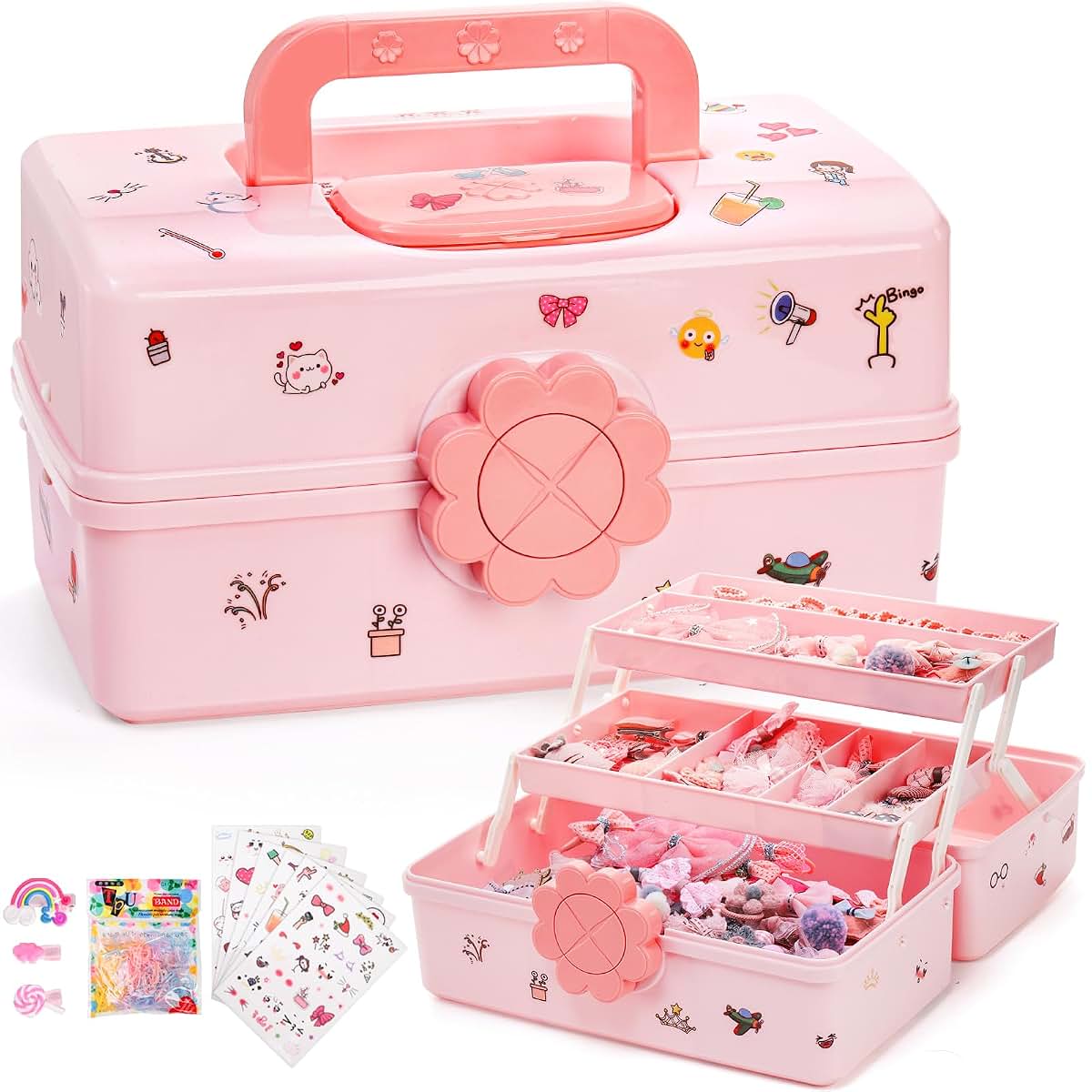 ZOOFOX Hair Accessories Organizer Storage Box