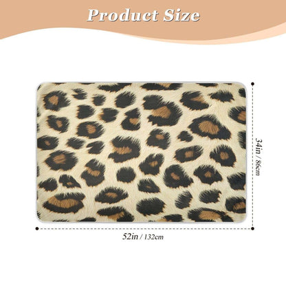 Leopard Print Waterproof Mattress Pad Protector (34" x 52")