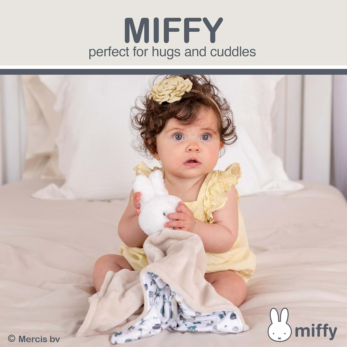 Kids Preferred Miffy Baby Blanket With Pacifier Loop (photo 2)