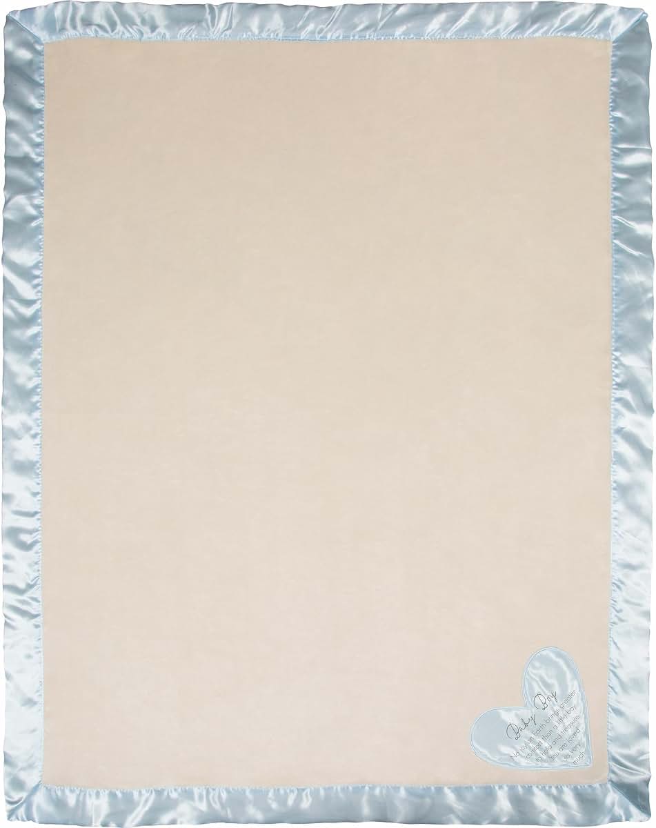 Pavilion Gift Company Baby Boy Royal Plush Blanket With Silk Edge (photo 2)