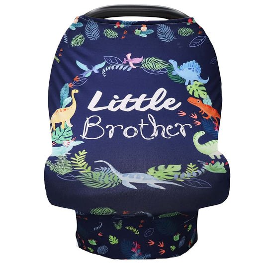 Swesen Baby Car Seat Cover - Dinosaur Print Multiuse Nursing Canopy