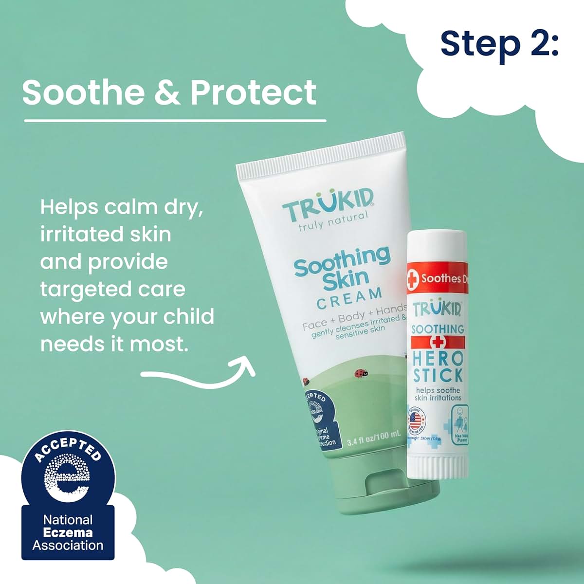 TruKid Bath Baby Essentials and Skincare Set with Eucalyptus Bubble Podz