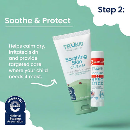 TruKid Bath Baby Essentials and Skincare Set with Eucalyptus Bubble Podz