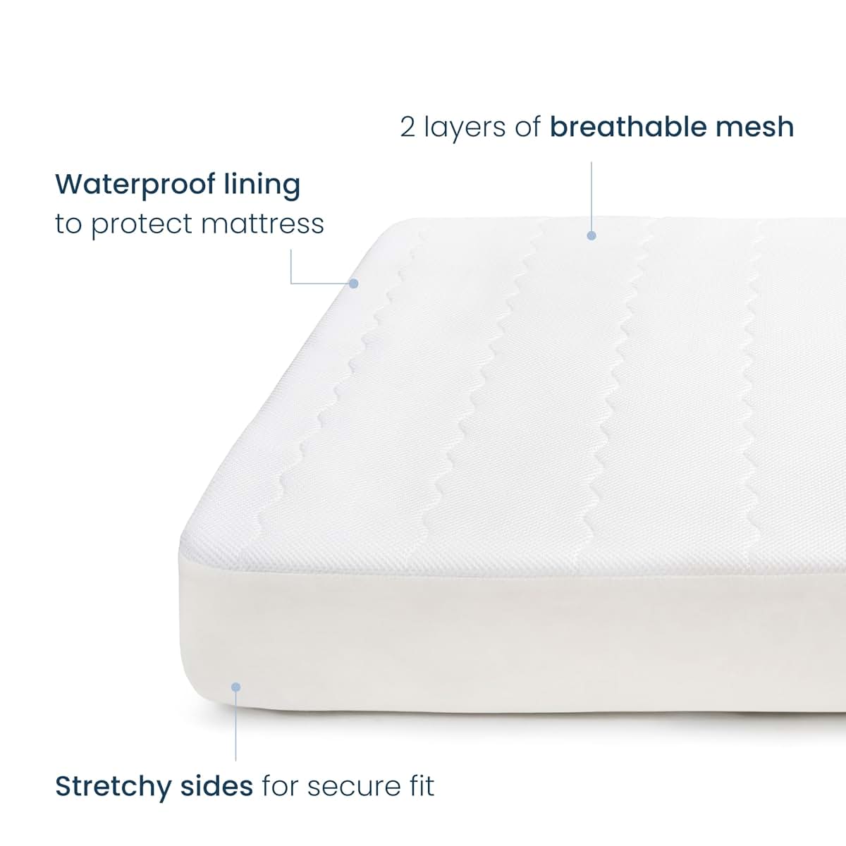 Halo Breathable Crib Mattress Cover