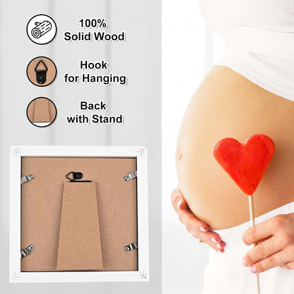 Sonogram Photo Frame | Solid Wood Baby Keepsake Display