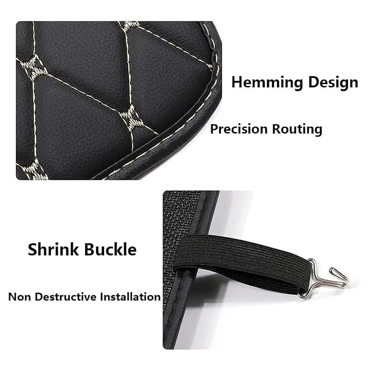 Ociiqm 2 Pack Car Seat Back Protector For Ford Mustang Mach-E (photo 4)