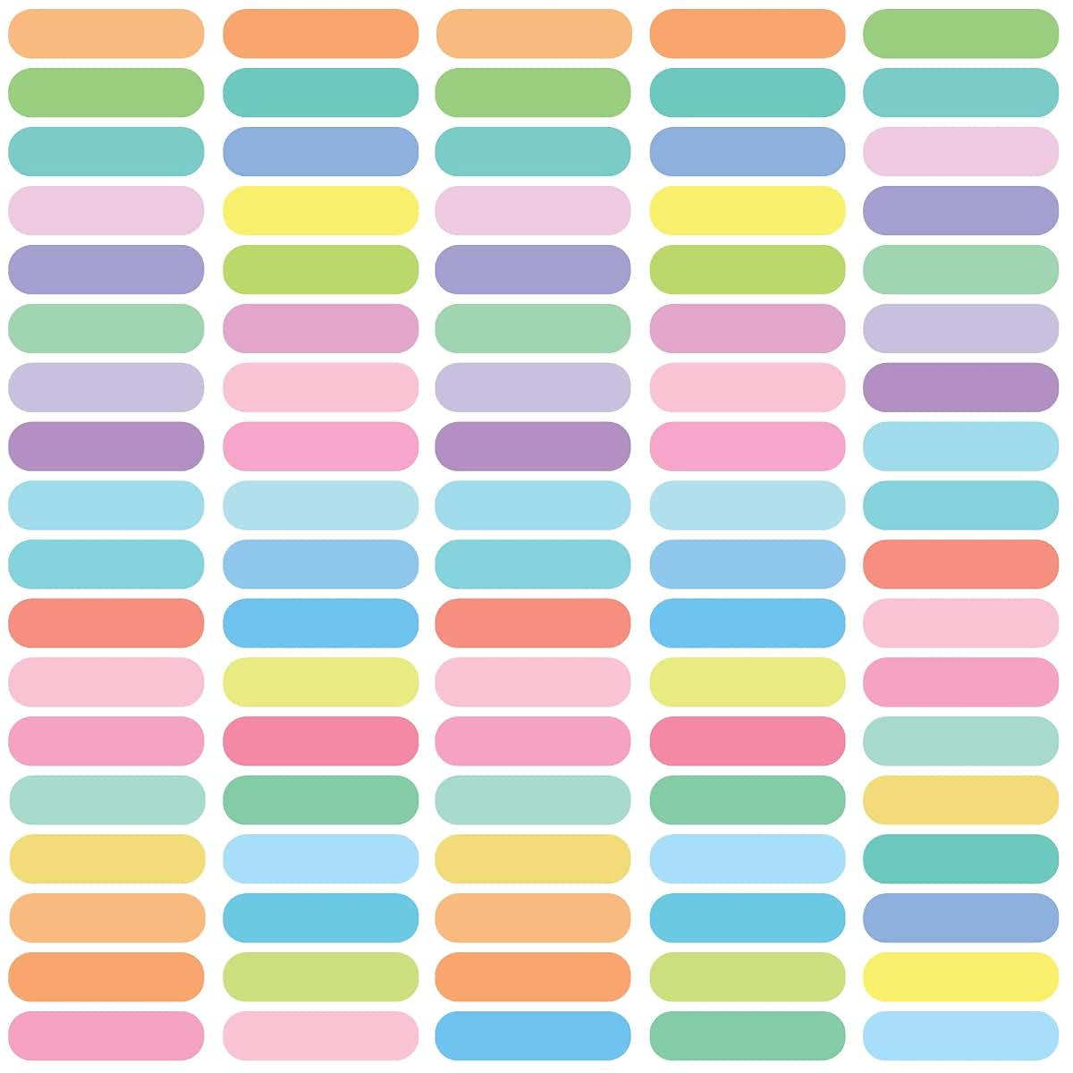 Wall Dressed Up Pastel Rainbow Sprinkles Wall Stickers (photo 3)