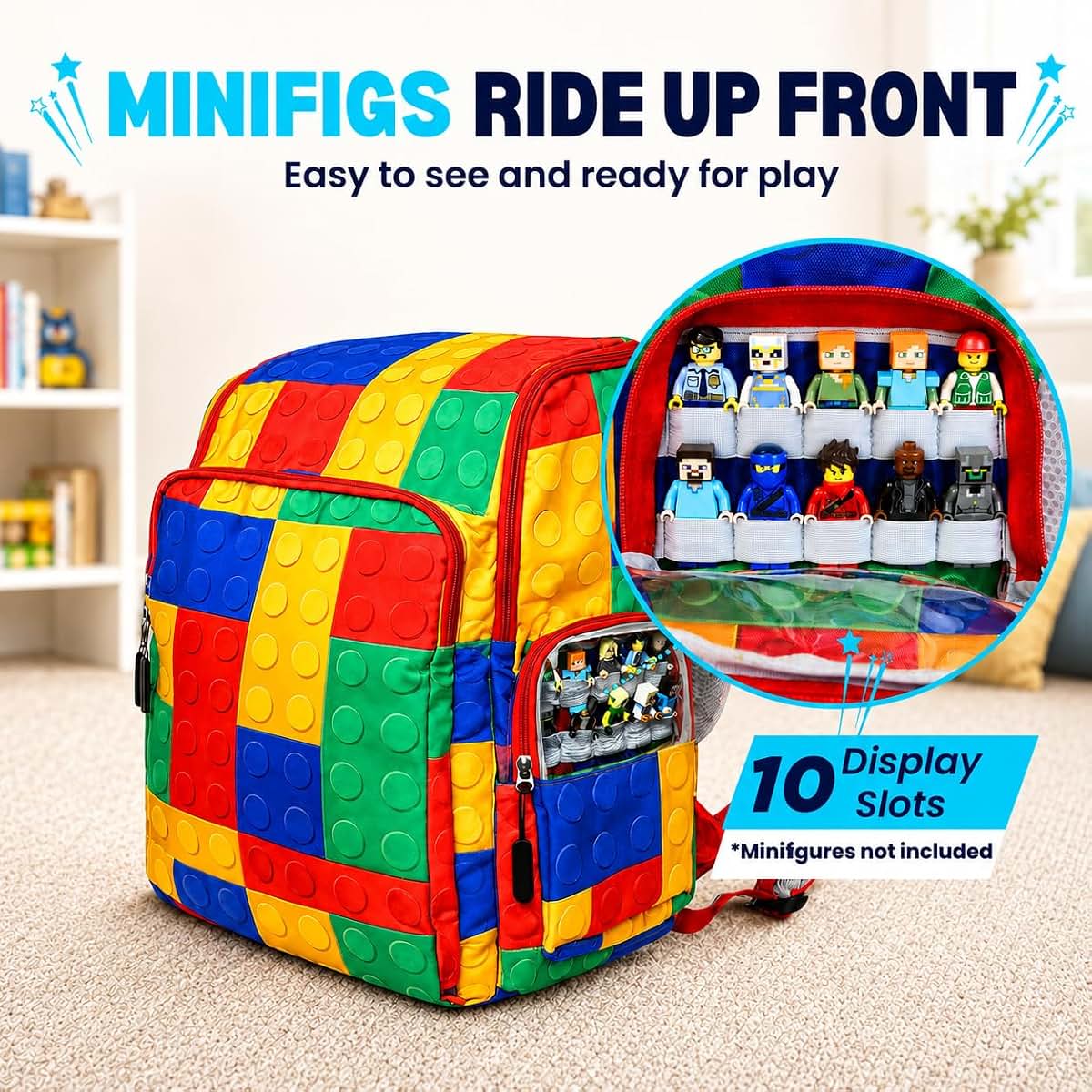 Kreative Kollector BrickPack LEGO Storage Backpack With Play Mat