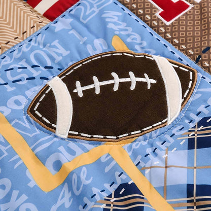 CribMATE 6-Piece Sports Themed Nursery Crib Bedding Set (photo 3)